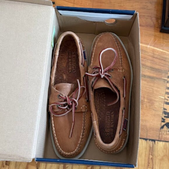 Sebago Docksides in tan crazy horse leather - Picture 5 of 8
